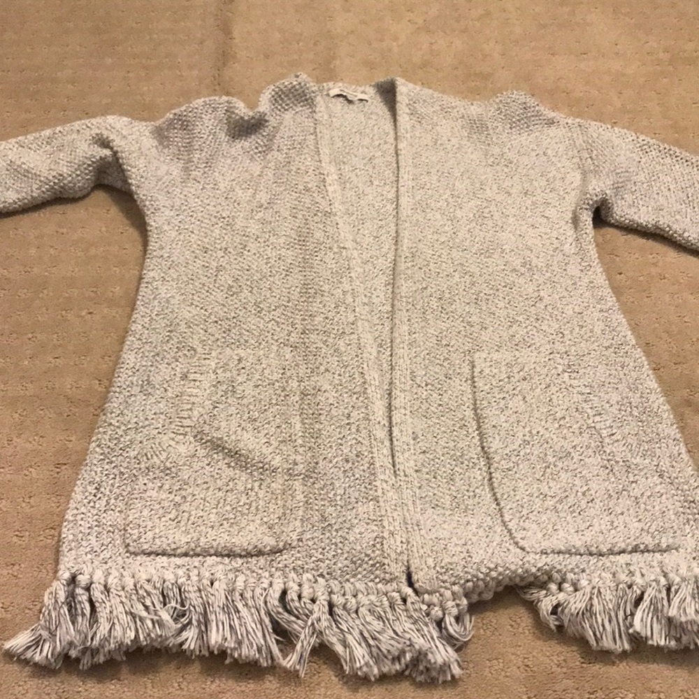 Madewell short sleeve chunky cardigan